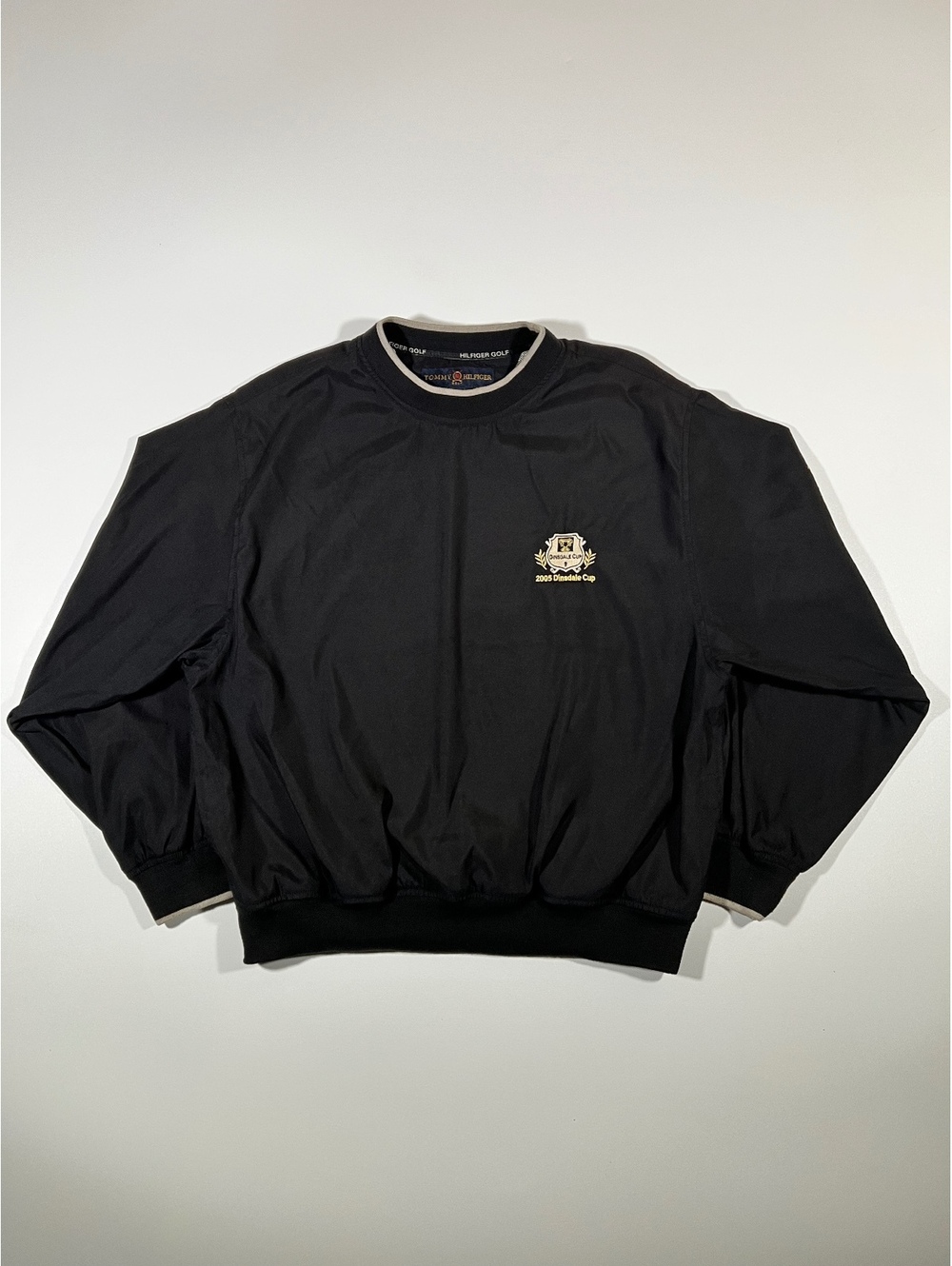 Tommy Hilfiger Golf Pullover Mens L 2005 Dinsdale Cup Embroidered Windbreaker